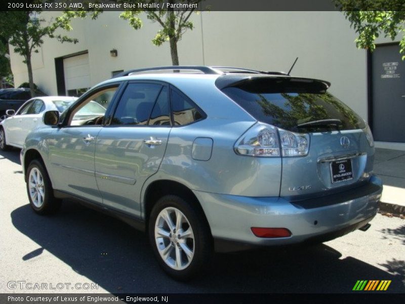 Breakwater Blue Metallic / Parchment 2009 Lexus RX 350 AWD