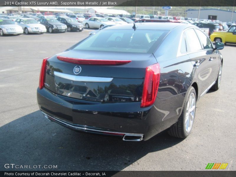 Sapphire Blue Metallic / Jet Black 2014 Cadillac XTS Luxury AWD