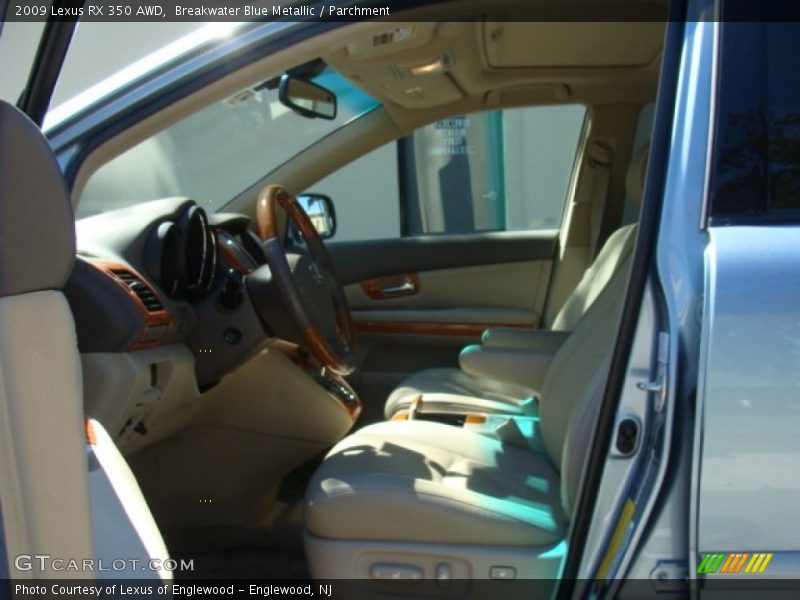 Breakwater Blue Metallic / Parchment 2009 Lexus RX 350 AWD
