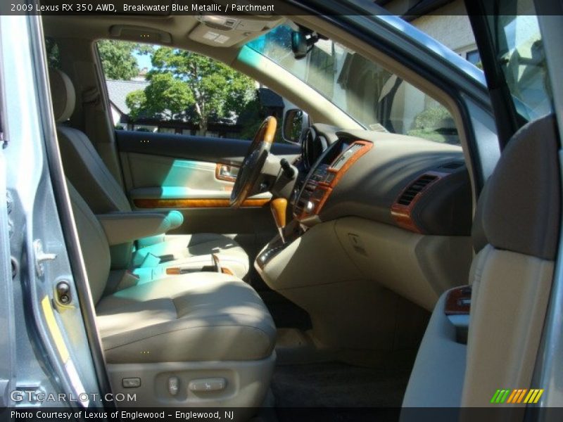Breakwater Blue Metallic / Parchment 2009 Lexus RX 350 AWD