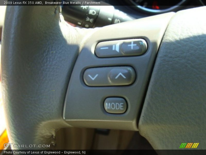 Breakwater Blue Metallic / Parchment 2009 Lexus RX 350 AWD
