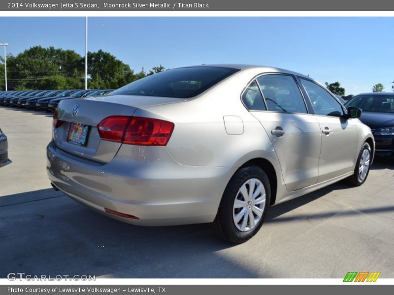 Moonrock Silver Metallic / Titan Black 2014 Volkswagen Jetta S Sedan