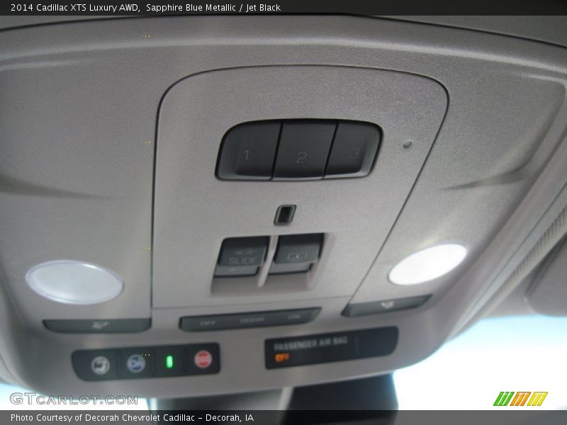 Sapphire Blue Metallic / Jet Black 2014 Cadillac XTS Luxury AWD