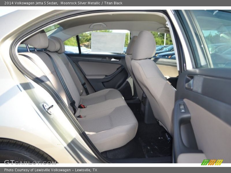 Moonrock Silver Metallic / Titan Black 2014 Volkswagen Jetta S Sedan