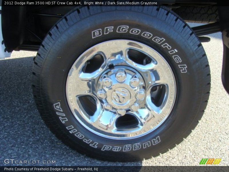 Bright White / Dark Slate/Medium Graystone 2012 Dodge Ram 3500 HD ST Crew Cab 4x4