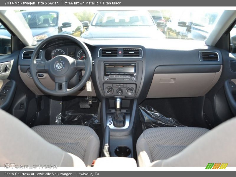Toffee Brown Metallic / Titan Black 2014 Volkswagen Jetta S Sedan
