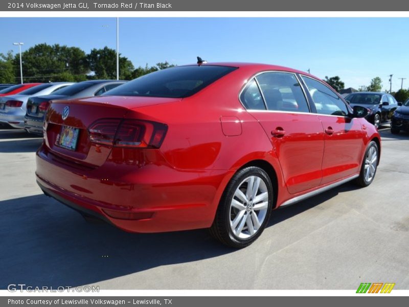 Tornado Red / Titan Black 2014 Volkswagen Jetta GLI