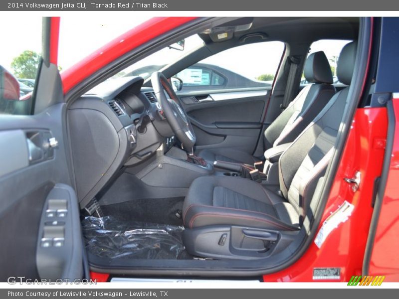 Tornado Red / Titan Black 2014 Volkswagen Jetta GLI