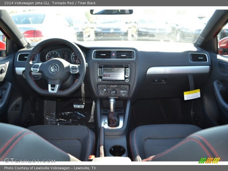 Tornado Red / Titan Black 2014 Volkswagen Jetta GLI