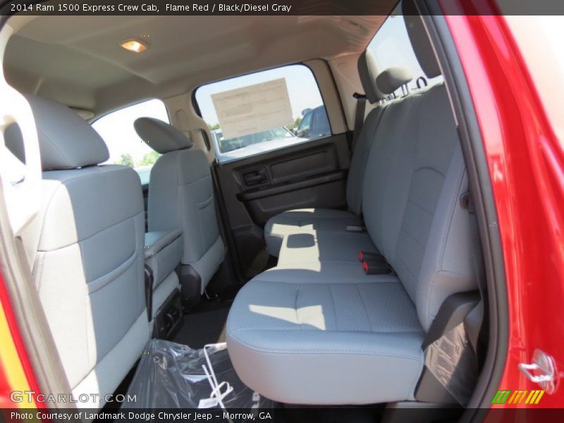 Rear Seat of 2014 1500 Express Crew Cab