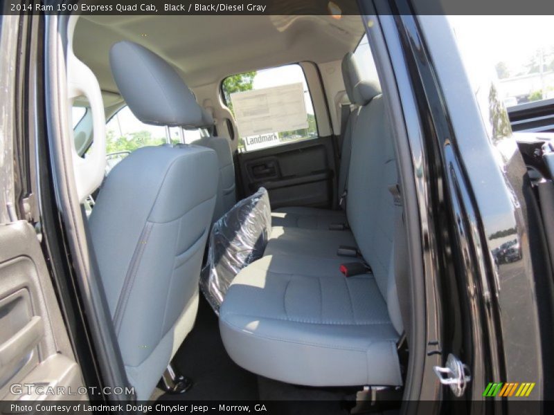 Black / Black/Diesel Gray 2014 Ram 1500 Express Quad Cab