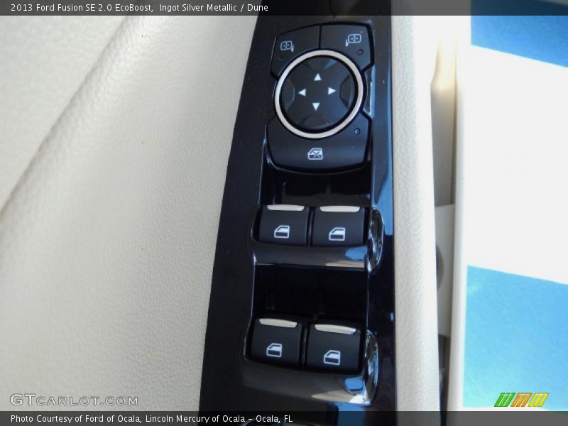 Ingot Silver Metallic / Dune 2013 Ford Fusion SE 2.0 EcoBoost