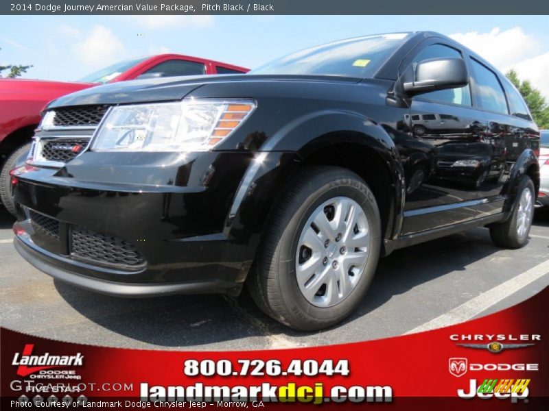 Pitch Black / Black 2014 Dodge Journey Amercian Value Package
