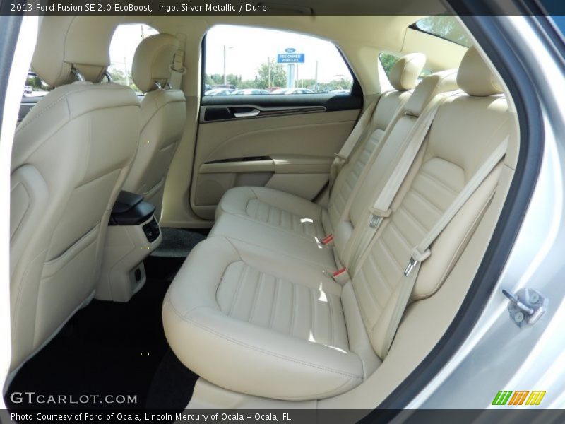 Ingot Silver Metallic / Dune 2013 Ford Fusion SE 2.0 EcoBoost