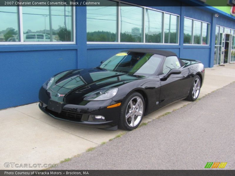 Black / Cashmere 2007 Chevrolet Corvette Convertible