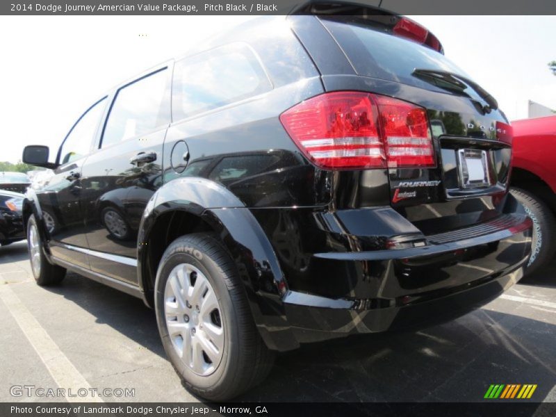 Pitch Black / Black 2014 Dodge Journey Amercian Value Package