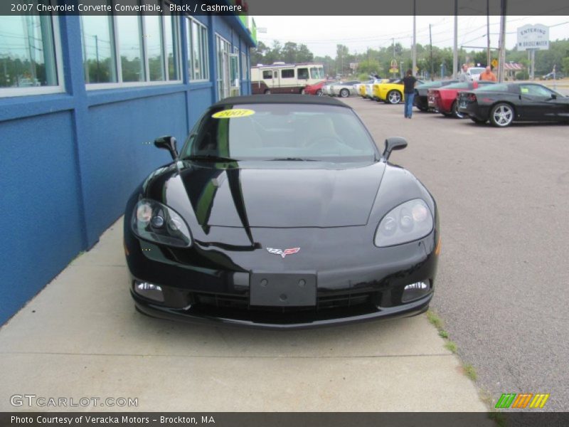 Black / Cashmere 2007 Chevrolet Corvette Convertible