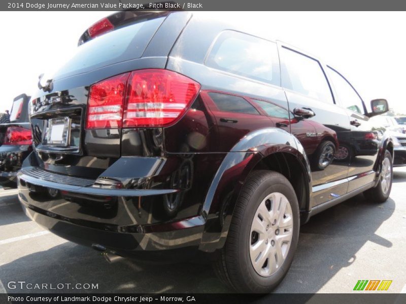 Pitch Black / Black 2014 Dodge Journey Amercian Value Package