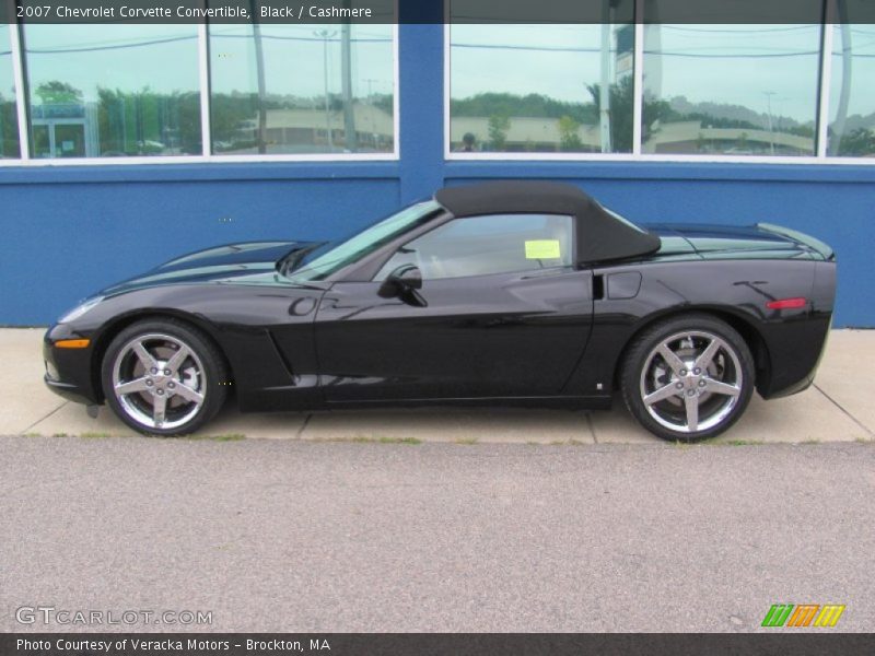 Black / Cashmere 2007 Chevrolet Corvette Convertible