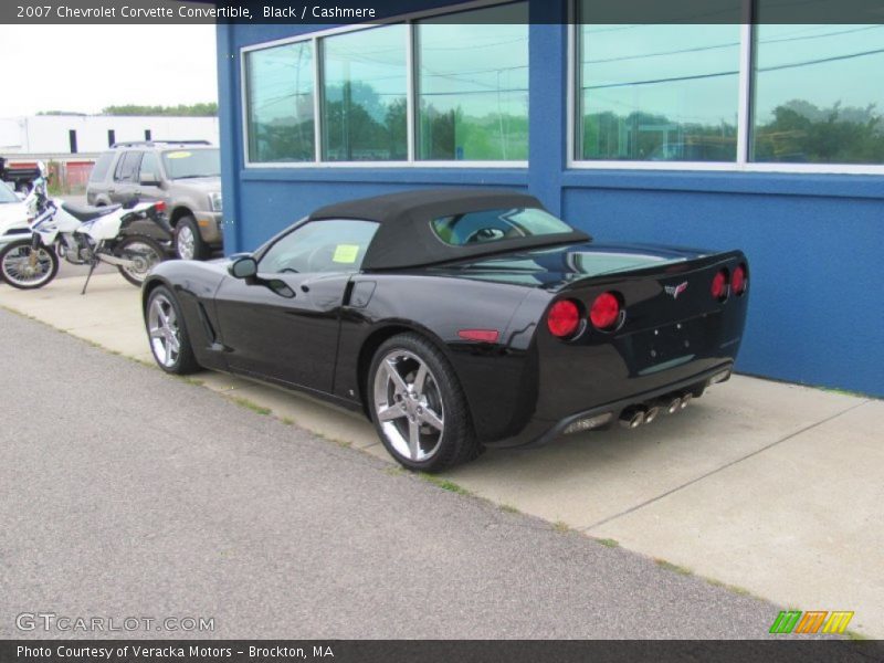 Black / Cashmere 2007 Chevrolet Corvette Convertible