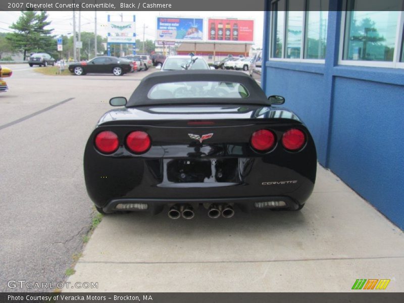 Black / Cashmere 2007 Chevrolet Corvette Convertible