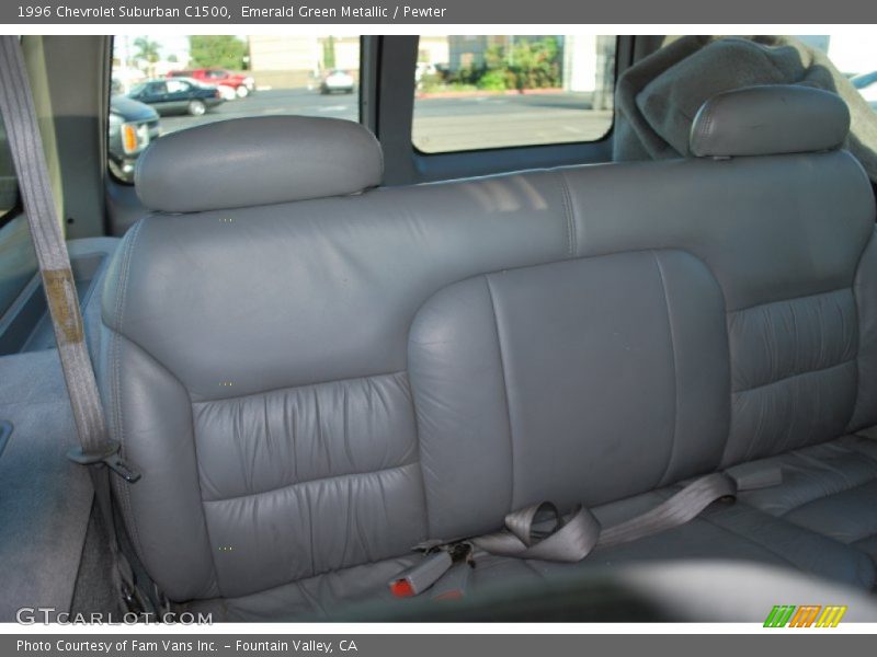 Emerald Green Metallic / Pewter 1996 Chevrolet Suburban C1500