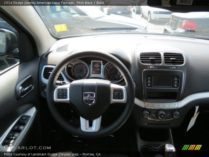 Pitch Black / Black 2014 Dodge Journey Amercian Value Package