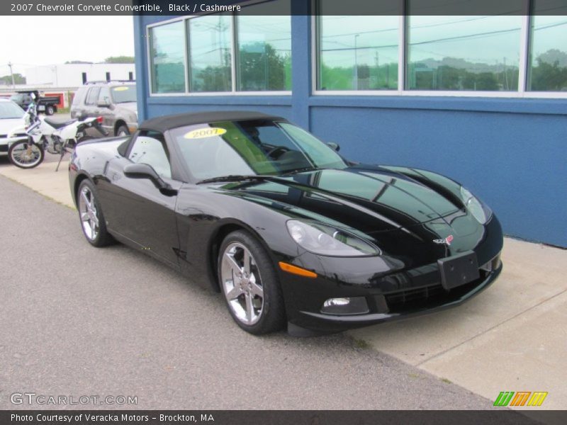 Black / Cashmere 2007 Chevrolet Corvette Convertible