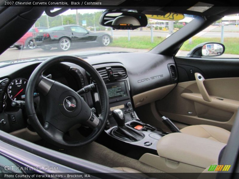 Black / Cashmere 2007 Chevrolet Corvette Convertible
