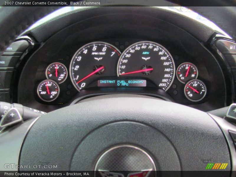 Black / Cashmere 2007 Chevrolet Corvette Convertible
