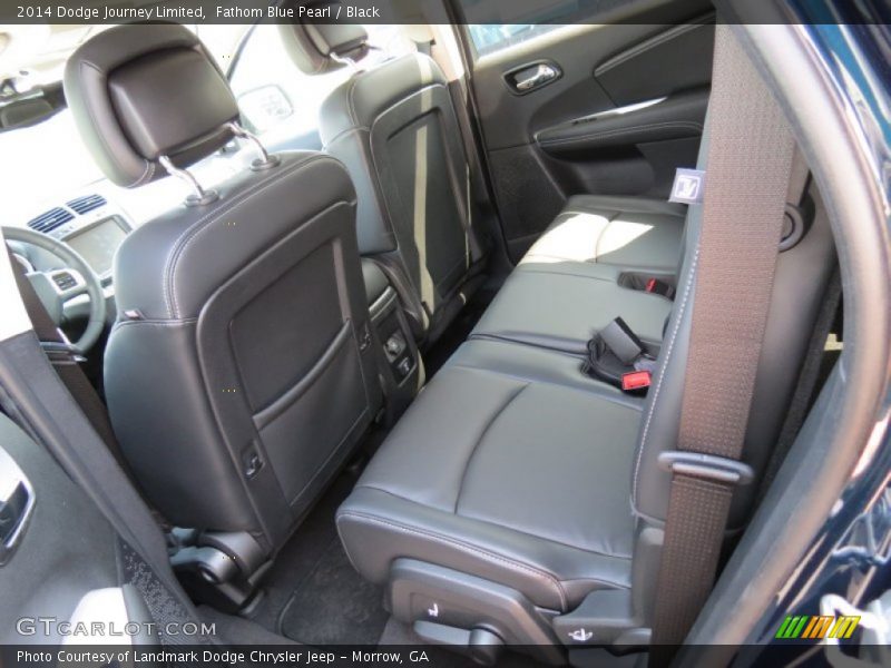 Fathom Blue Pearl / Black 2014 Dodge Journey Limited