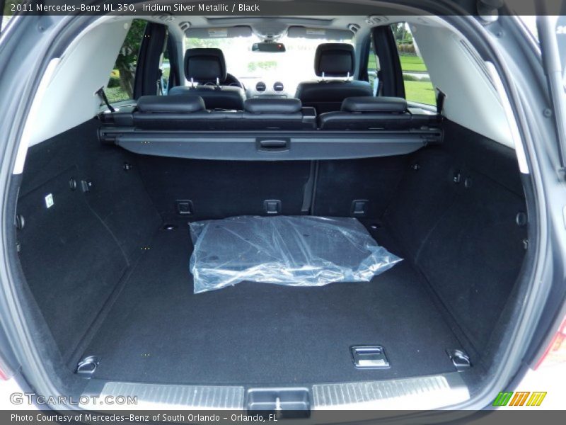Iridium Silver Metallic / Black 2011 Mercedes-Benz ML 350