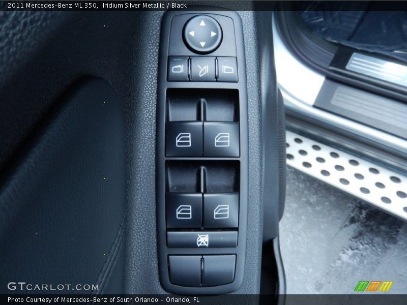 Iridium Silver Metallic / Black 2011 Mercedes-Benz ML 350
