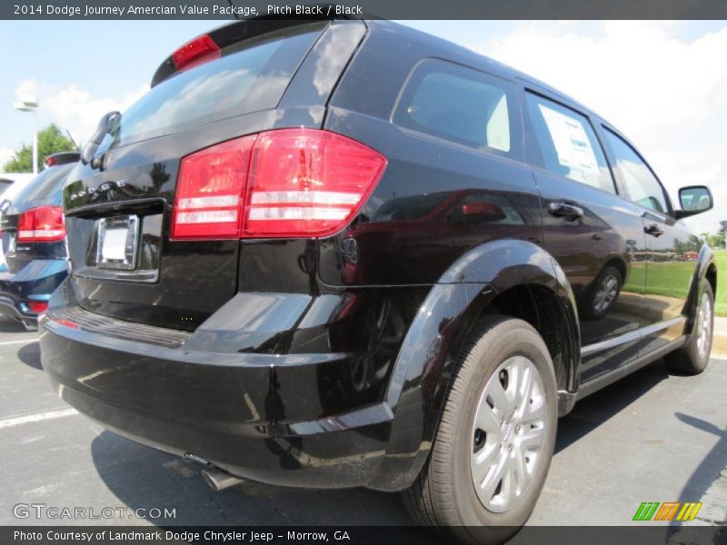 Pitch Black / Black 2014 Dodge Journey Amercian Value Package