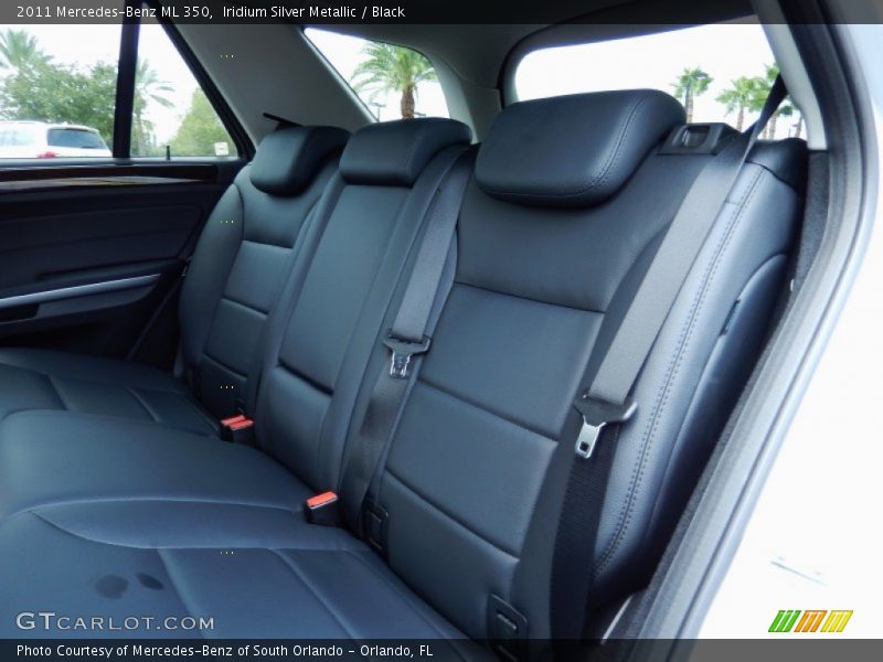 Iridium Silver Metallic / Black 2011 Mercedes-Benz ML 350