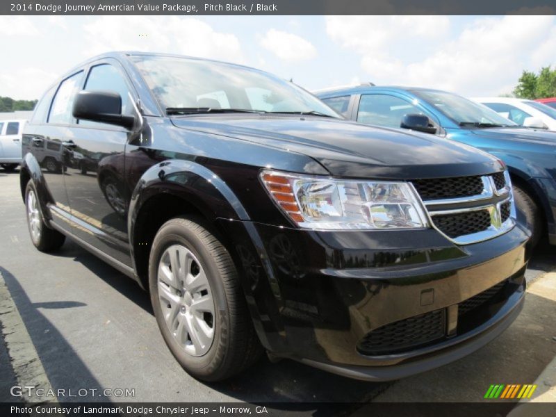 Pitch Black / Black 2014 Dodge Journey Amercian Value Package