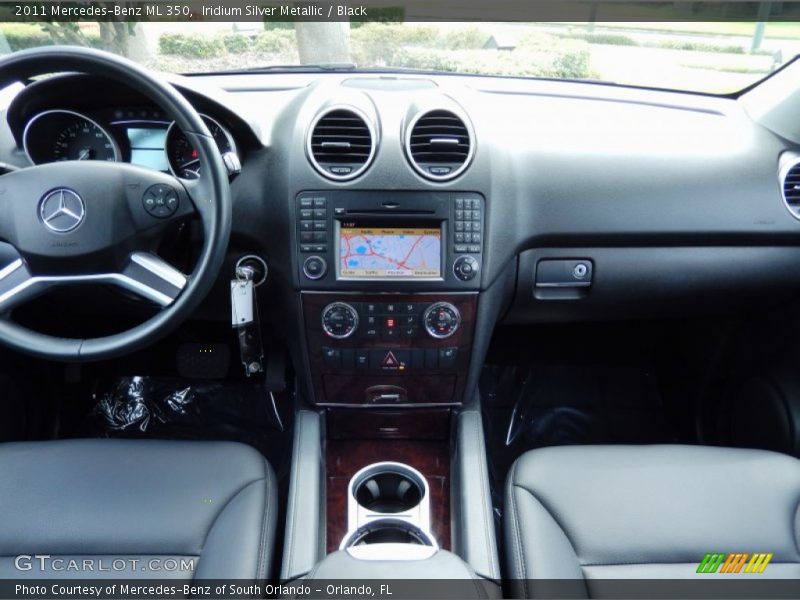 Iridium Silver Metallic / Black 2011 Mercedes-Benz ML 350