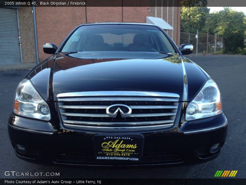Black Obsidian / Firebrick 2005 Infiniti Q 45