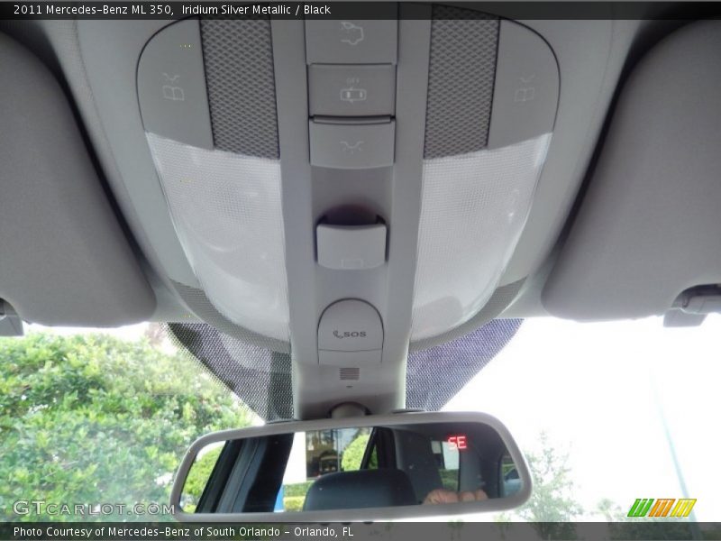 Iridium Silver Metallic / Black 2011 Mercedes-Benz ML 350