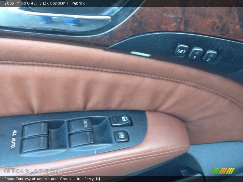 Black Obsidian / Firebrick 2005 Infiniti Q 45