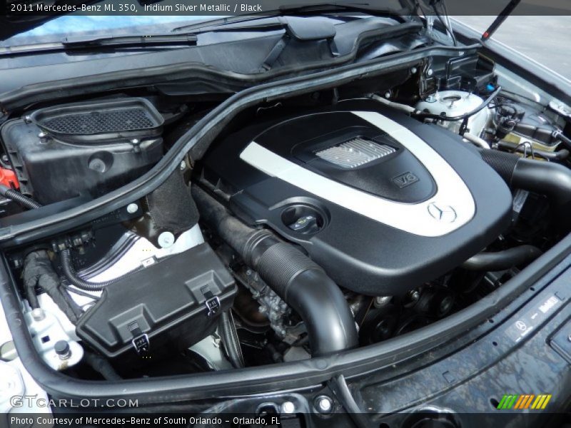 Iridium Silver Metallic / Black 2011 Mercedes-Benz ML 350