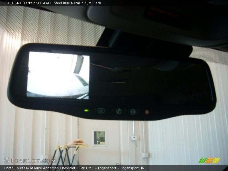 Steel Blue Metallic / Jet Black 2011 GMC Terrain SLE AWD