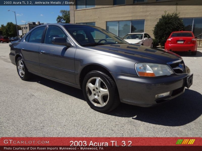 Anthracite Metallic / Ebony 2003 Acura TL 3.2