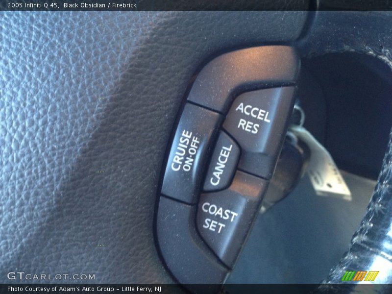 Black Obsidian / Firebrick 2005 Infiniti Q 45