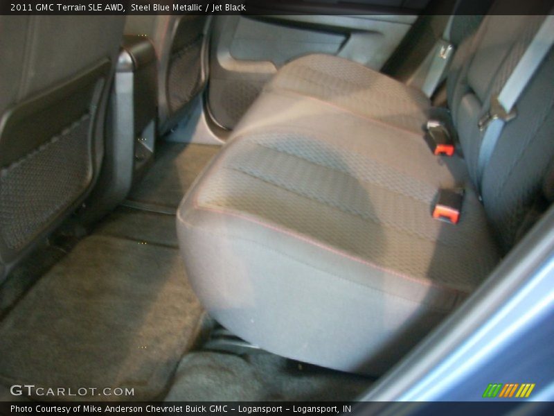 Steel Blue Metallic / Jet Black 2011 GMC Terrain SLE AWD