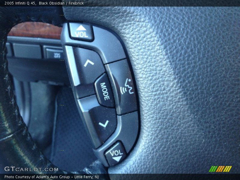 Black Obsidian / Firebrick 2005 Infiniti Q 45