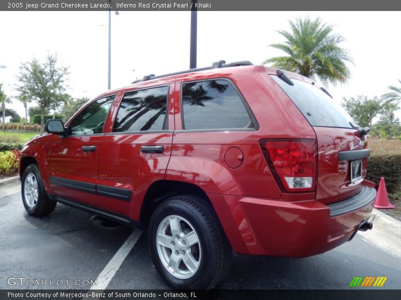  2005 Grand Cherokee Laredo Inferno Red Crystal Pearl