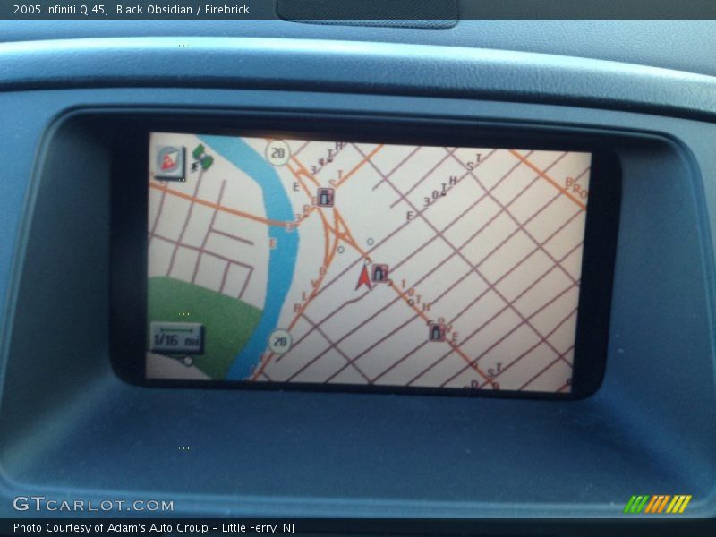 Black Obsidian / Firebrick 2005 Infiniti Q 45
