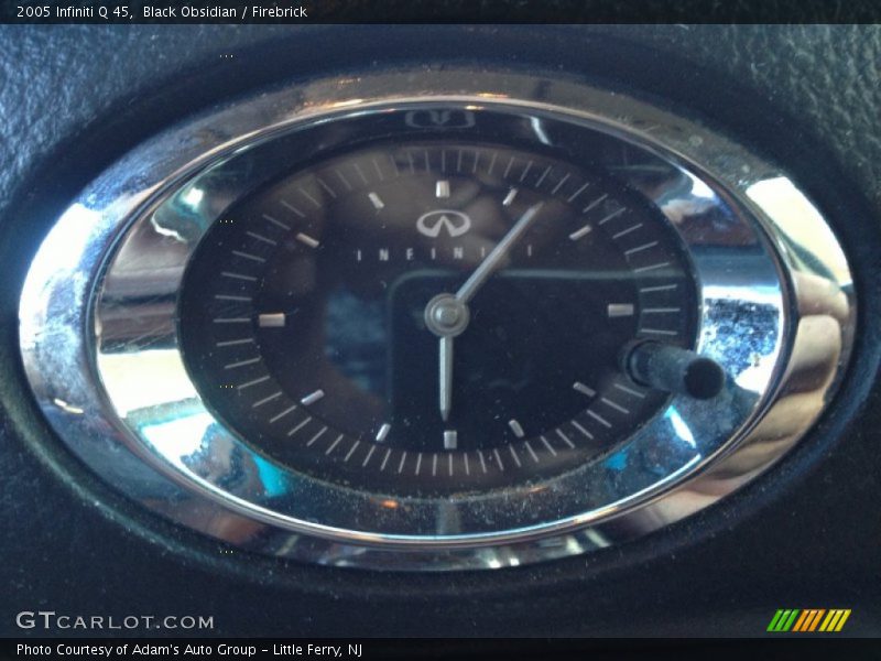 Black Obsidian / Firebrick 2005 Infiniti Q 45