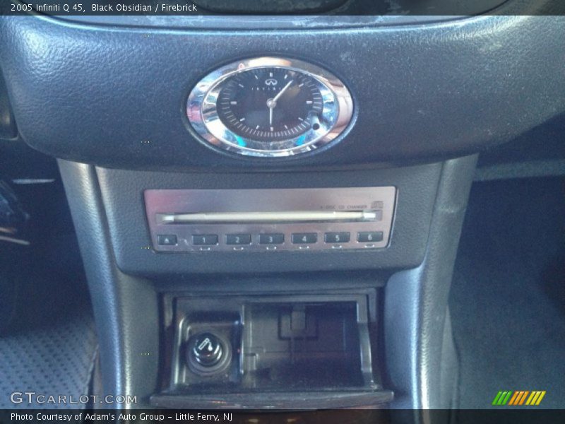 Black Obsidian / Firebrick 2005 Infiniti Q 45